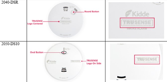 Kiddie smoke alarm recall