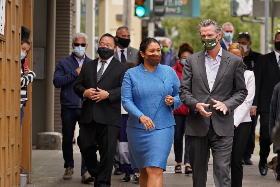 Gavin Newsom, London Breed