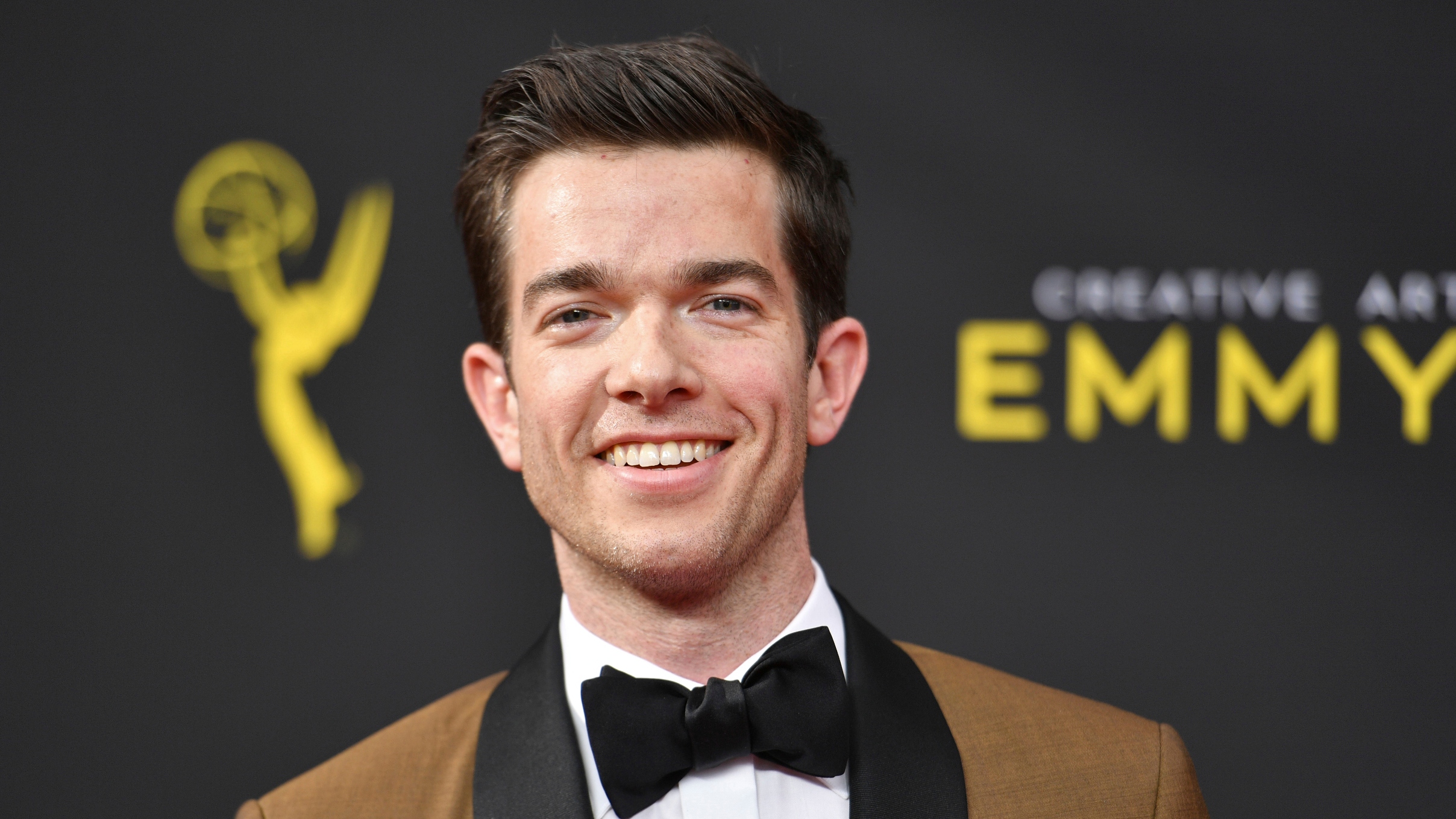 John Mulaney arrives at night one of the Creative Arts Emmy Awards on Saturday, Sept. 14, 2019, at the Microsoft Theater in Los Angeles. (Photo by Richard Shotwell/Invision/AP)John Mulaney arrives at night one of the Creative Arts Emmy Awards on Saturday, Sept. 14, 2019, at the Microsoft Theater in Los Angeles. (Photo by Richard Shotwell/Invision/AP)