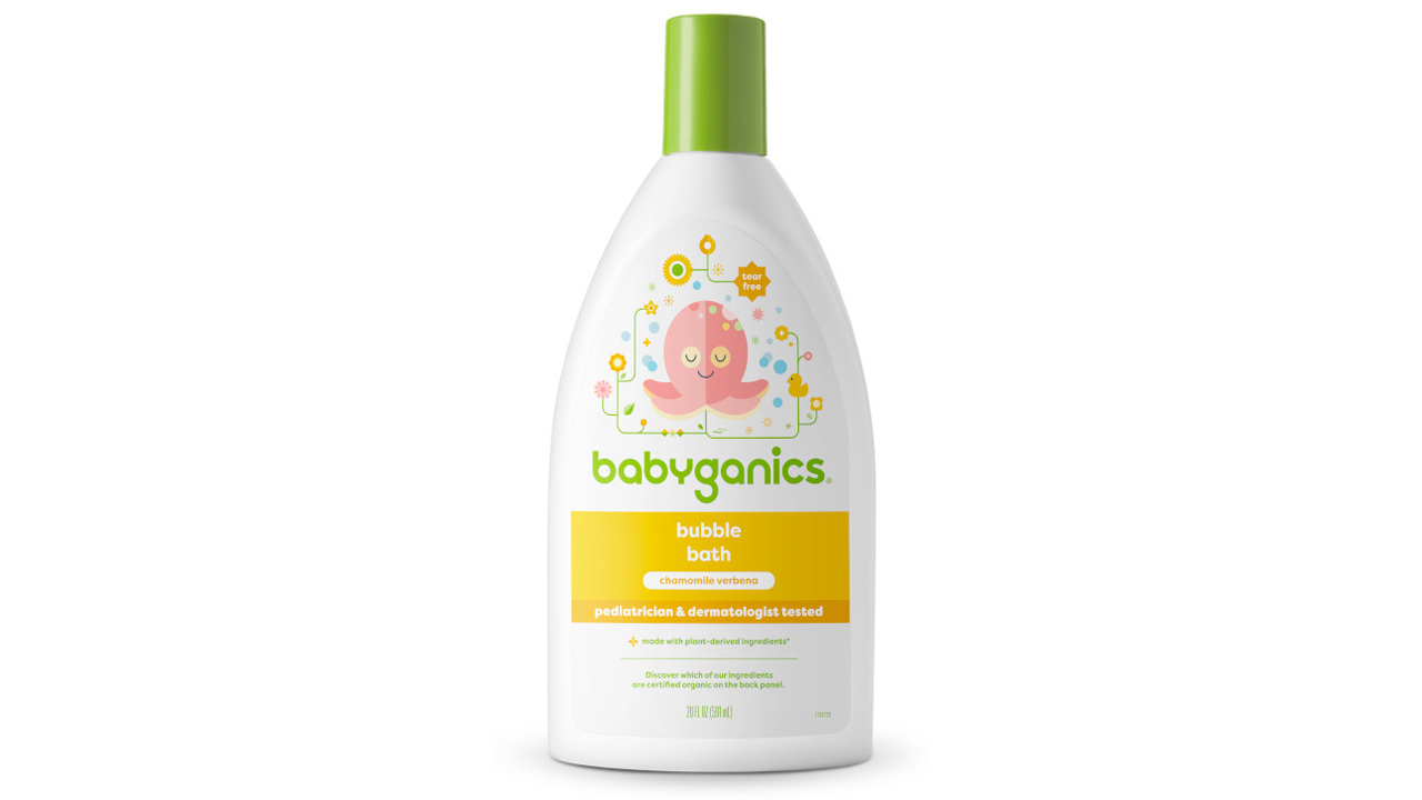 Babyganics 20oz chamomile verbena bubble bath