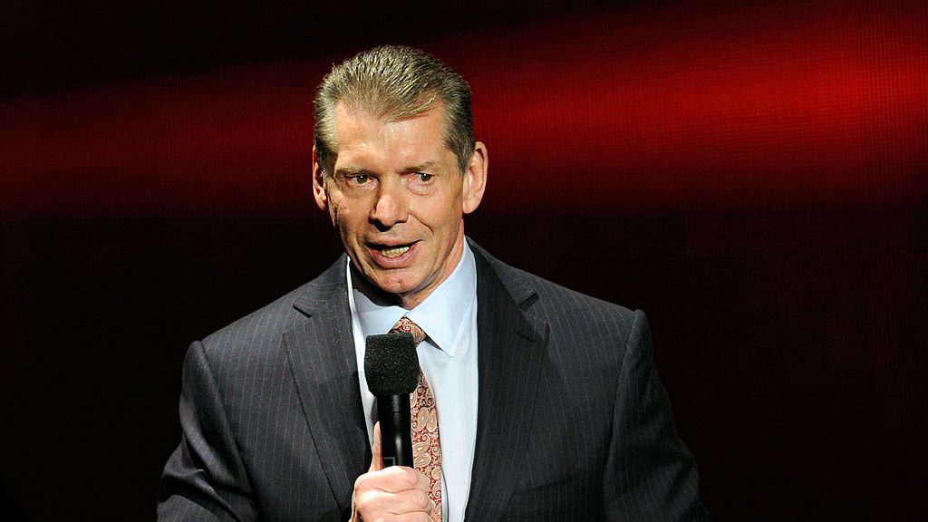 WWE Chairman and CEO Vince McMahon speaks at a news conference announcing the WWE Network at the 2014 International CES at the Encore Theater at Wynn Las Vegas on January 8, 2014 in Las Vegas, Nevada. The network will launch on February 24, 2014 as the first-ever 24/7 streaming network, offering both scheduled programs and video on demand. The USD 9.99 per month subscription will include access to all 12 live WWE pay-per-view events each year. CES, the world's largest annual consumer technology trade show, runs through January 10 and is expected to feature 3,200 exhibitors showing off their latest products and services to about 150,000 attendees. (Photo by Ethan Miller/Getty Images)