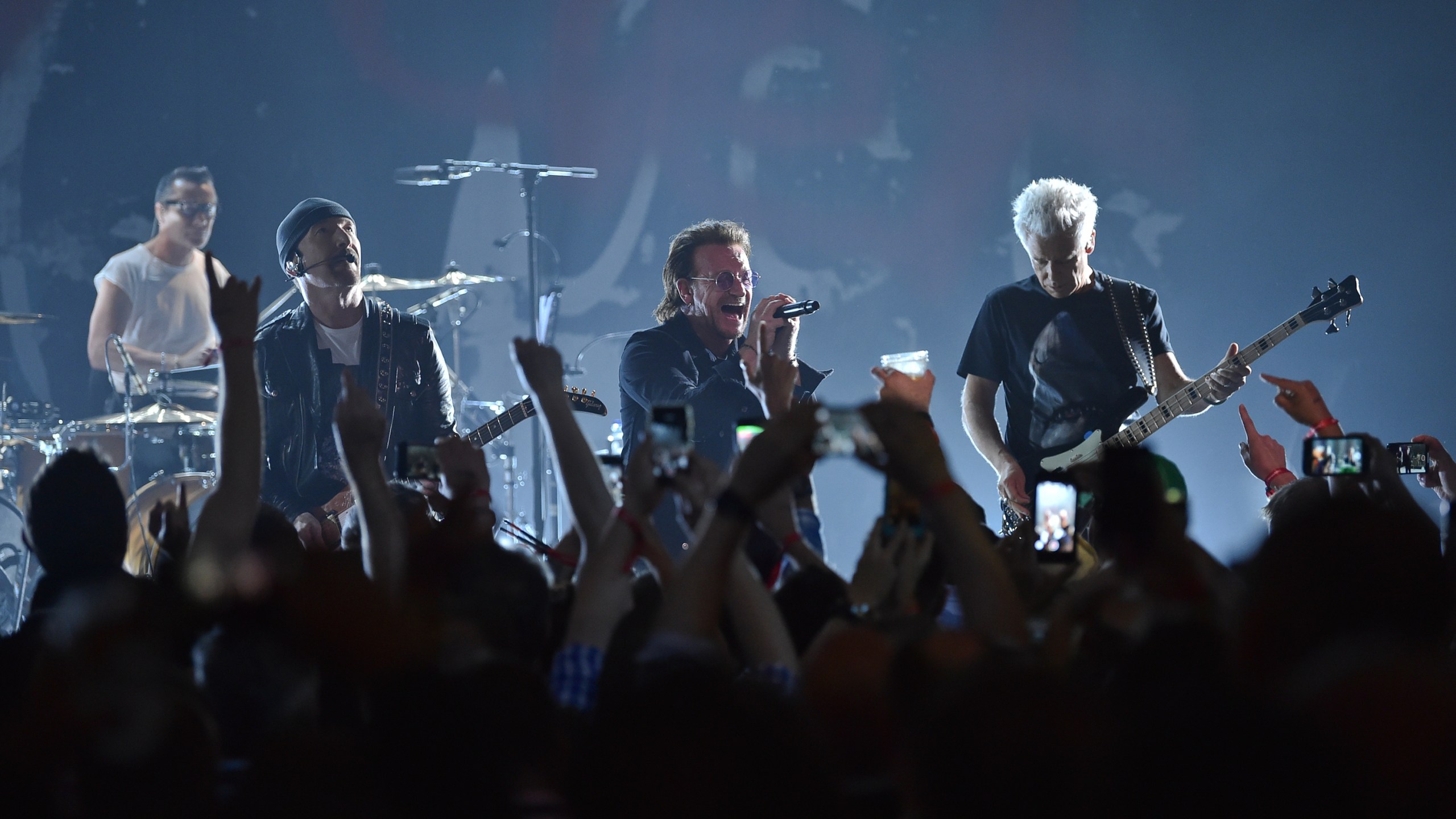 Larry Mullen Jr, The Edge, Bono, Adam Clayton