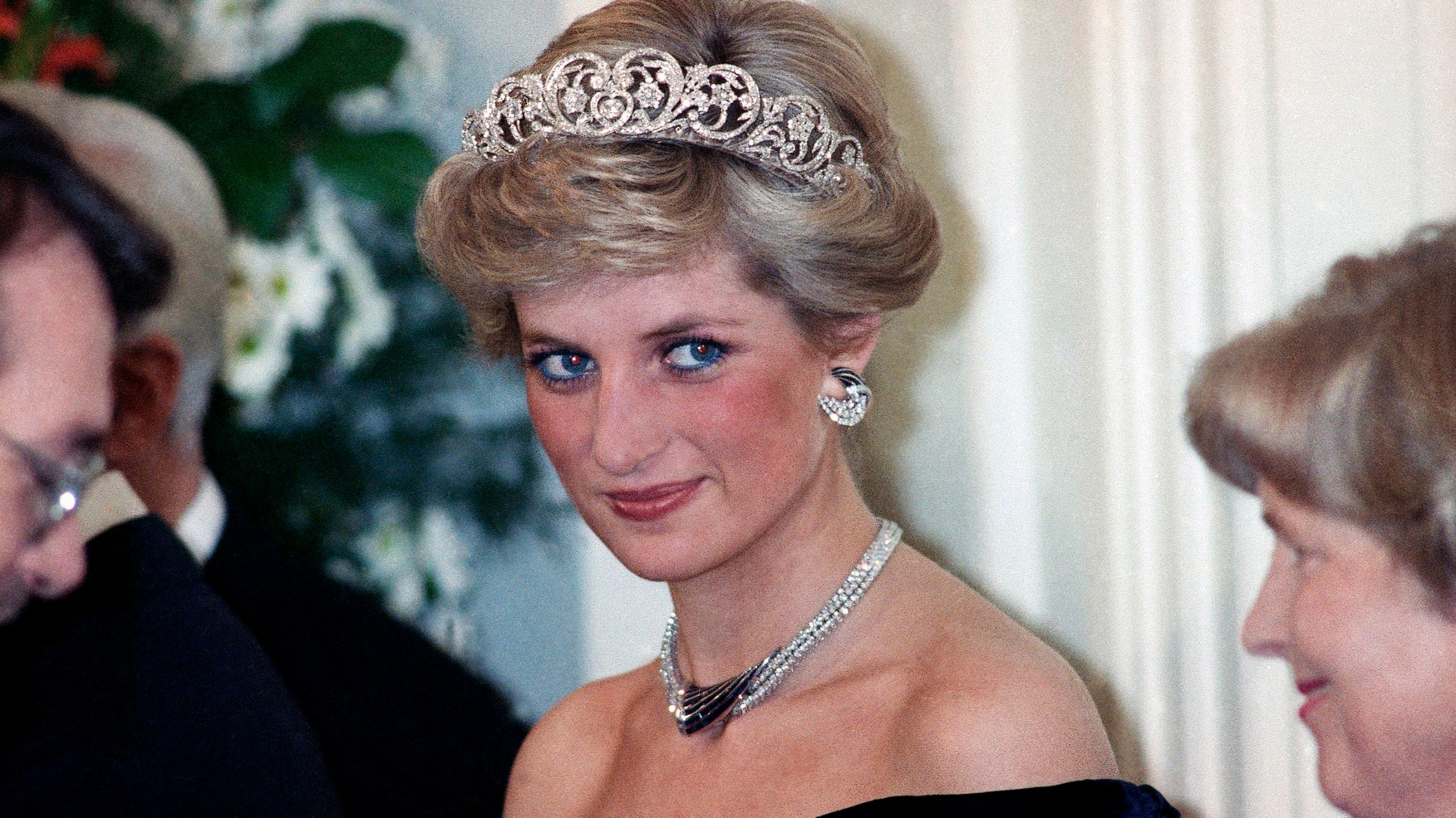 Princess Diana of Wales at a reception.