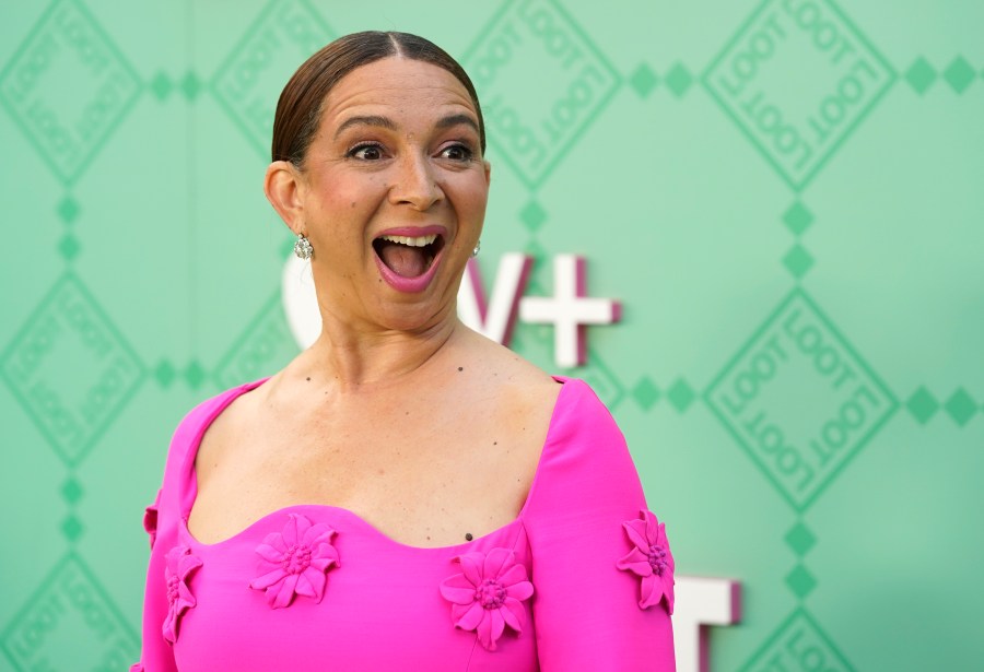 Maya Rudolph arrives at a premiere.