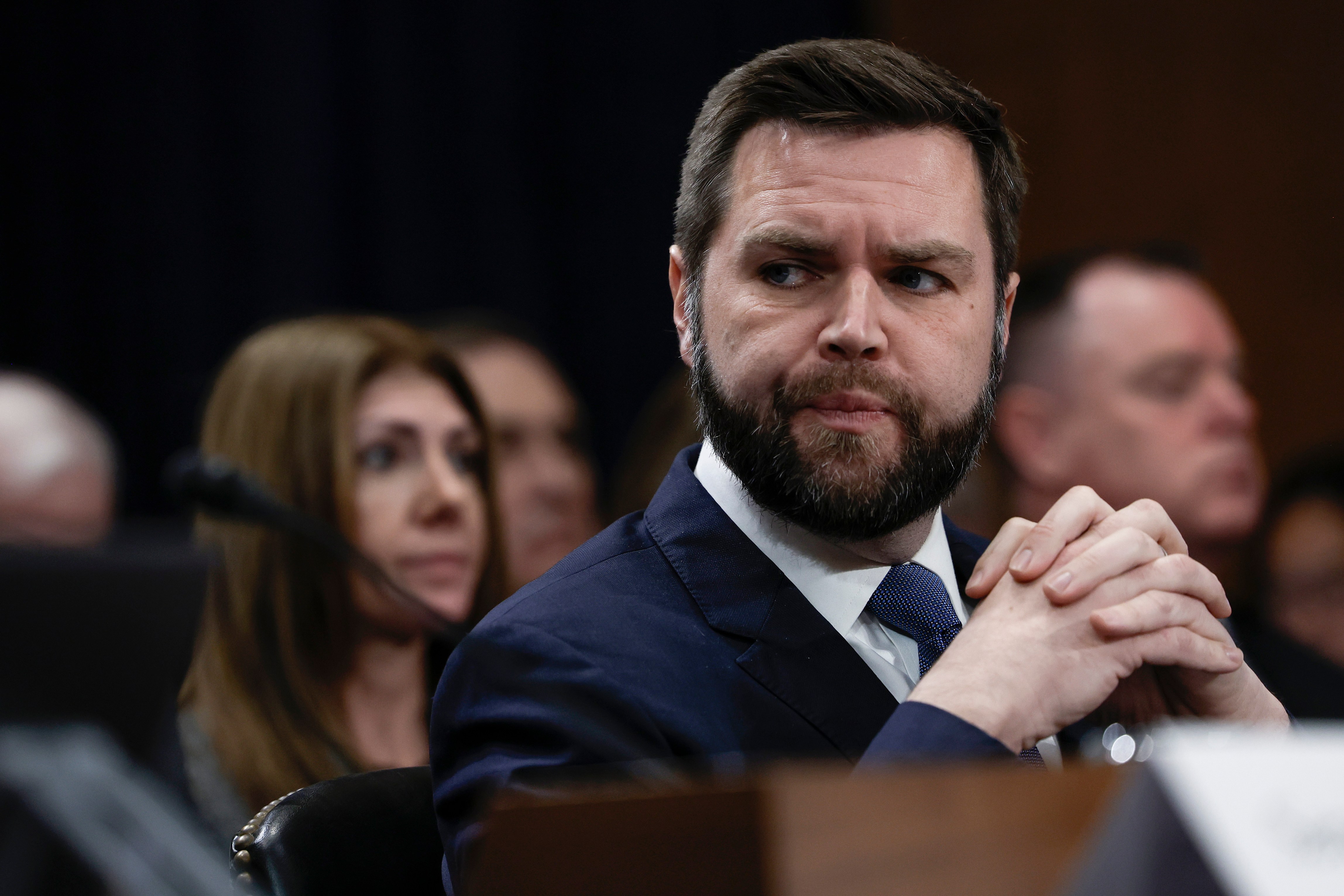 J.D. Vance in a Senate hearing.