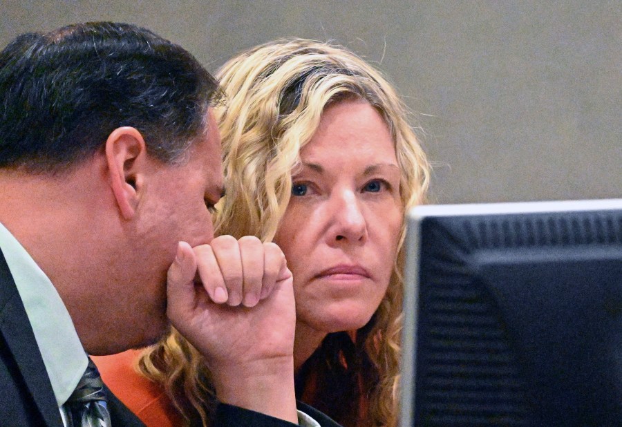 FILE - Lori Vallow Daybell, appears in court in Lihue, Hawaii, Wednesday, Feb. 26, 2020. The only surviving child of Vallow Daybell charged in the murders of her two youngest children and a romantic rival confronted his mother about his siblings' deaths in an emotional phone call played for jurors on Tuesday, April 18, 2023. Idaho prosecutors played the call during the triple murder trial of Lori Vallow Daybell after calling her son, Colby Ryan, to the stand. (Dennis Fujimoto/The Garden Island via AP, Pool, File)