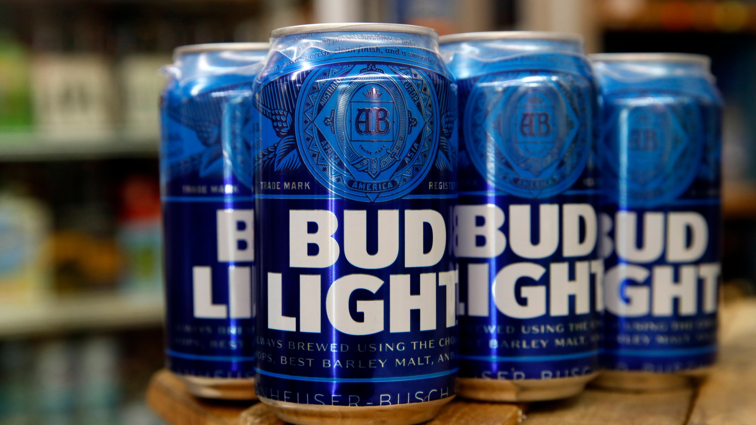 FILE - Cans of Bud Light beer are seen in Washington, Thursday Jan. 10, 2019. The marketing executive who oversaw a partnership between Bud Light and a transgender influencer is taking a leave of absence after it snowballed into cries for boycotts from some angry customers, according to media reports, Friday, April 21, 2023. (AP Photo/Jacquelyn Martin, File)