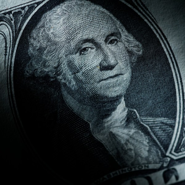 The likeness of George Washington is seen on a U.S. one dollar bill, Monday, March 13, 2023, in Marple Township, Pa. After years of paying low rates for savers, banks are finally offering better interest on deposits. Moving your savings around by opening a new account and closing an old one can seem like a hassle, but it's a use of time that can pay off. (AP Photo/Matt Slocum)