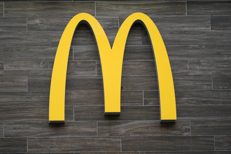 A McDonald's restaurant in Havertown, Pa., Tuesday, April 26, 2022. McDonald's reports earnings on Tuesday, April 25, 2023.(AP Photo/Matt Rourke)