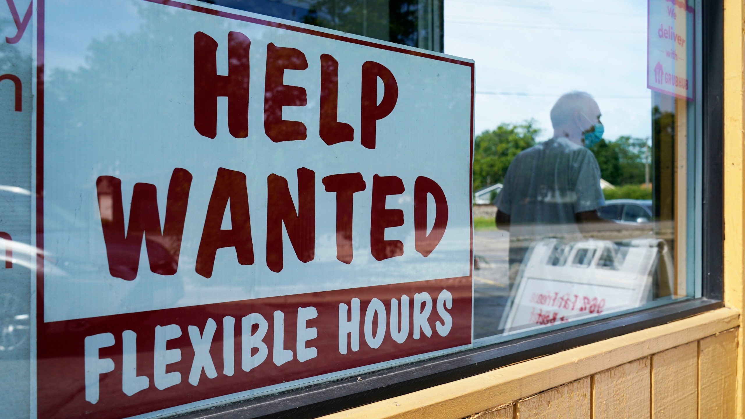 File - A help wanted sign is displayed in Deerfield, Ill., on Wednesday, Sept. 21, 2022. On Thursday, the Labor Department reports on the number of people who applied for unemployment benefits last week. (AP Photo/Nam Y. Huh, File)