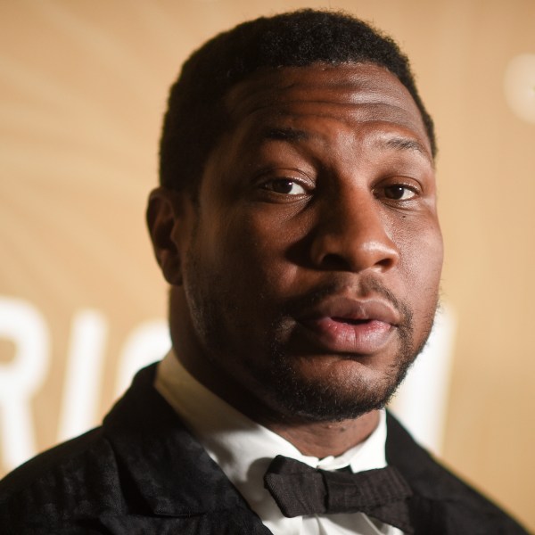 FILE - Jonathan Majors arrives at the American Black Film Festival Honors on March 5, 2023, at 1 Hotel in West Hollywood, Calif. Majors was confronted Tuesday, May 9, with a revised domestic violence charge stemming from a woman’s allegations that the Marvel star twisted her arm, struck her head and shoved her into a vehicle in New York City in March. (Photo by Richard Shotwell/Invision/AP, File)