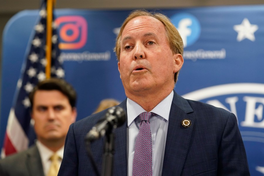 Texas state Attorney General Ken Paxton makes a statement at his office in Austin, Texas, Friday, May 26, 2023. An investigating committee says the Texas House of Representatives will vote Saturday on whether to impeach state Attorney General Ken Paxton. (AP Photo/Eric Gay)