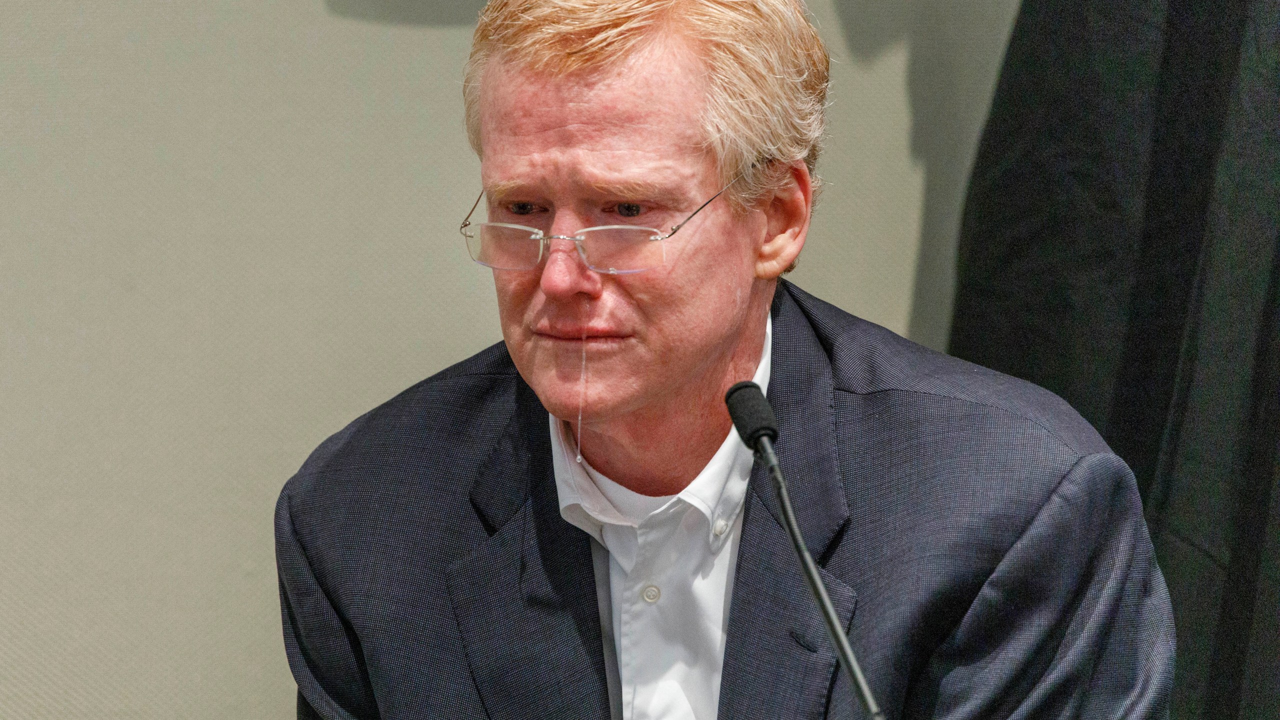 FILE - Defendant Alex Murdaugh gives testimony during his murder trial at the Colleton County Courthouse in Walterboro, S.C., on Feb. 23, 2023. Convicted murderer Murdaugh is facing federal charges for the first time after being indicted on 22 financial fraud charges related to schemes the former attorney used to steal settlement money from clients. (Grace Beahm Alford/The Post And Courier via AP, Pool, File)