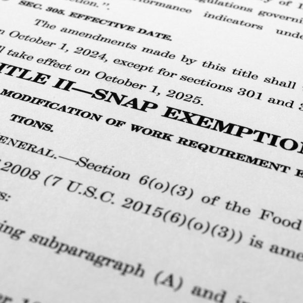 FILE - The draft of a bill that President Joe Biden and House Speaker Kevin McCarthy of Calif., negotiated to raise the nation's debt ceiling, is photographed Monday, May 29, 2023. Democrats are deeply conflicted about the food aid requirements President Joe Biden negotiated as part of the debt-ceiling deal. They fear damage has been done to safety net programs that will be difficult to unravel as Republicans demand further cuts.(AP Photo/Jon Elswick, File)