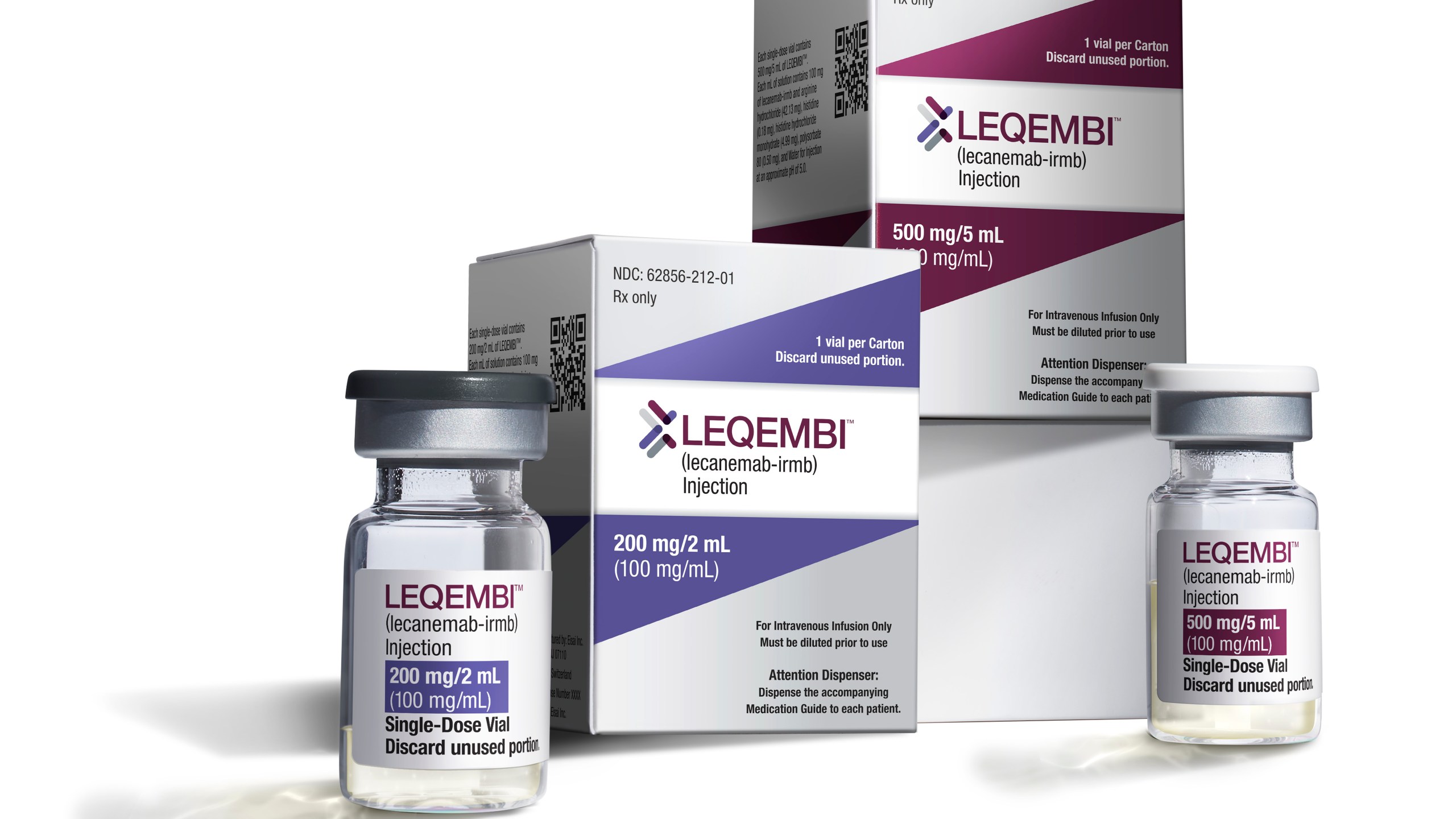 FILE - This Dec. 21, 2022, image provided by Eisai in January 2023 shows vials and packaging for their medication Leqembi. On Friday, June 9, 2023, health advisers backed the full approval of the closely watched Alzheimer’s drug, a key step toward opening insurance coverage to U.S. seniors with early stages of the brain-robbing disease. (Eisai via AP, File)