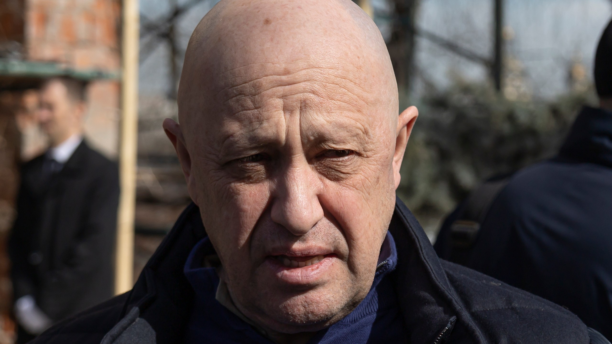 FILE - Yevgeny Prigozhin, the owner of the Wagner Group military company, arrives during a funeral ceremony at the Troyekurovskoye cemetery in Moscow, Russia, on April 8, 2023. On Friday, June 23, Prigozhin made his most direct challenge to the Kremlin yet, calling for an armed rebellion aimed at ousting Russia’s defense minister. The security services reacted immediately by calling for his arrest. (AP Photo/File)