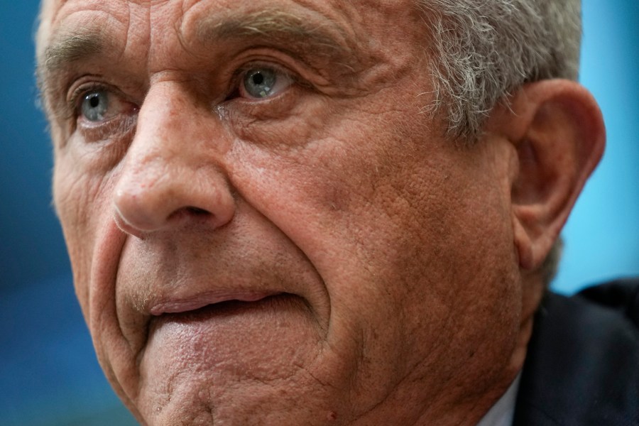 Robert F. Kennedy, Jr., attends a House Judiciary Select Subcommittee on the Weaponization of the Federal Government hearing on Capitol Hill in Washington, Thursday, July 20, 2023. (AP Photo/Patrick Semansky)