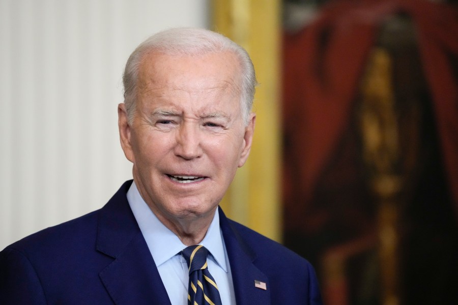 President Joe Biden speaks during an event celebrating the 2022 World Series champion Houston Astros baseball team, in the East Room of the White House, Monday, Aug. 7, 2023, in Washington. (AP Photo/Jacquelyn Martin)