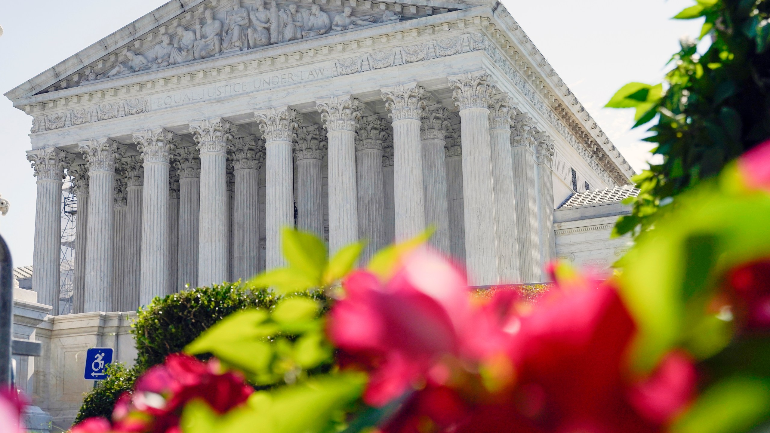 FILE - The U.S. Supreme Court is seen, July 13, 2023, in Washington. (AP Photo/Mariam Zuhaib, File)