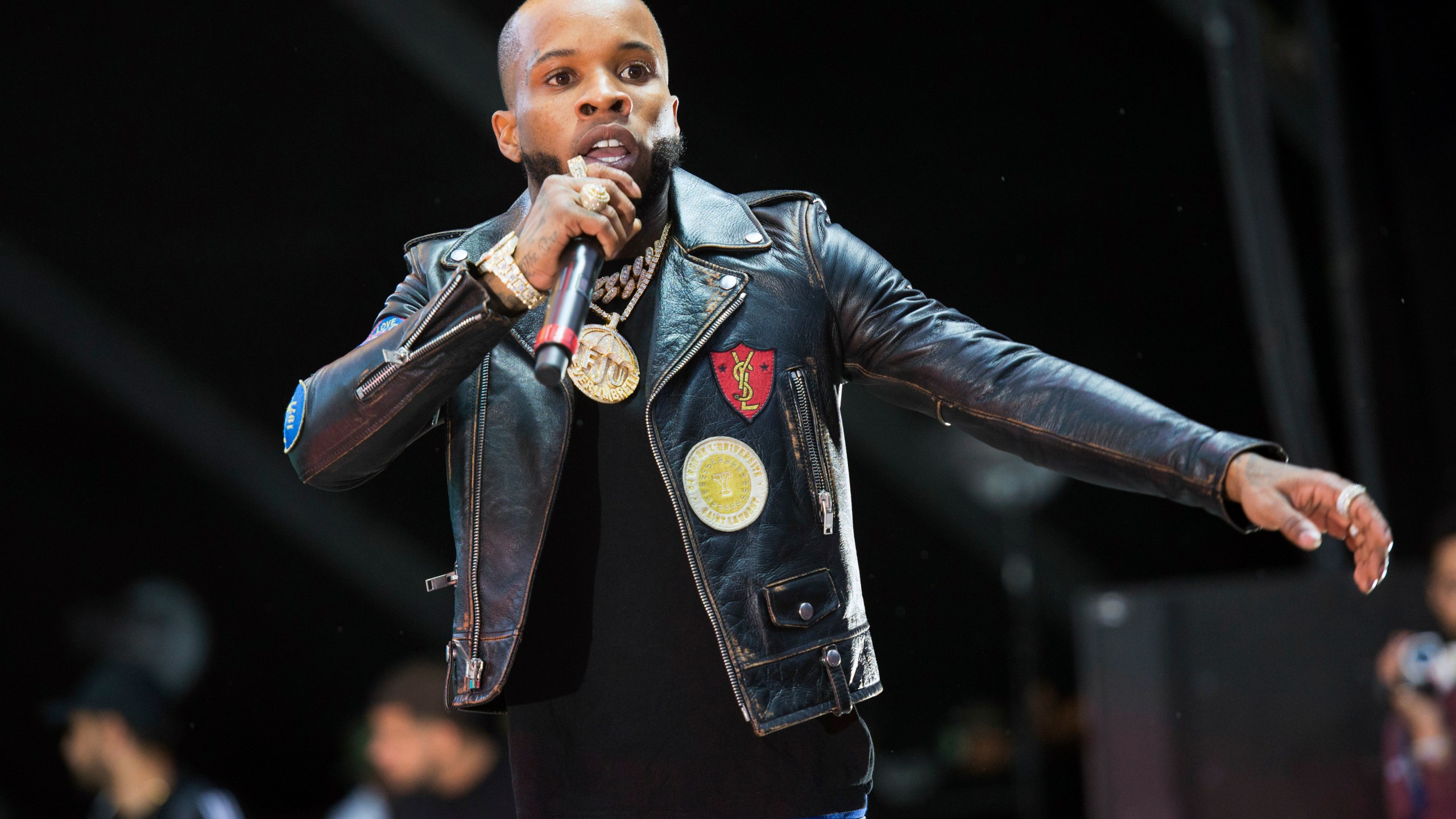 FILE - Rapper Tory Lanez performs at HOT 97 Summer Jam 2018 at MetLife Stadium in East Rutherford, N.J. Three years have passed since hip-hop superstar Megan Thee Stallion was shot multiple times by rapper Lanez in Los Angeles following a summer pool party at the home of Kylie Jenner. On Monday, Aug. 7, 2023, Lanez is scheduled to be sentenced, following his December conviction on three felony charges. (Photo by Scott Roth/Invision/AP, File)