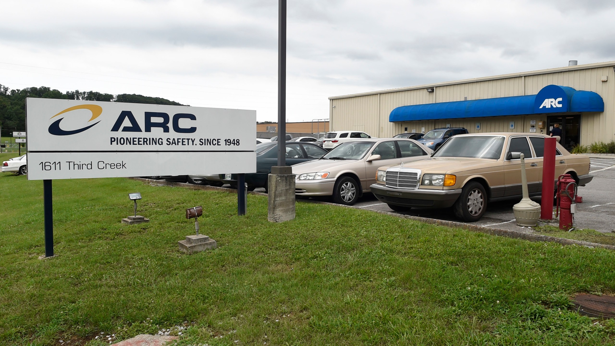 FILE - The ARC Automotive manufacturing plant in Knoxville, Tenn. is shown on July 14, 2015. (Adam Lau/Knoxville News Sentinel via AP, File)