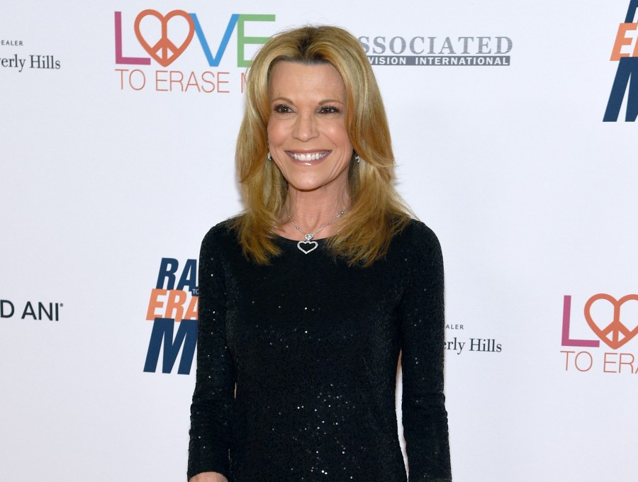 FILE - Game show personality Vanna White appears at the 25th annual Race to Erase MS Gala in Beverly Hills, Calif., on April 20, 2018. (Photo by Chris Pizzello/Invision/AP, File)