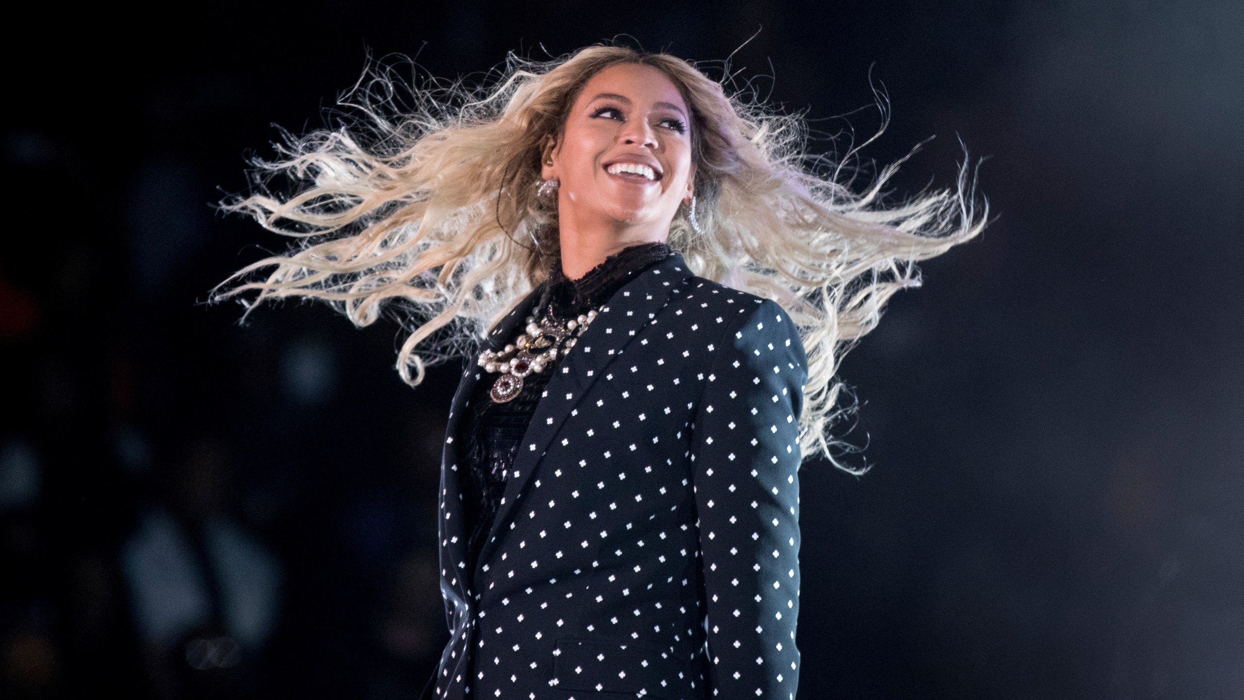 FILE - Beyonce performs at a Get Out the Vote concert for Democratic presidential candidate Hillary Clinton at the Wolstein Center in Cleveland, Ohio, Nov. 4, 2016. Beyoncé shined the brightest in a city full of Hollywood stars during the second night of her epic Renaissance Tour show on Saturday night, Sept 2, 2023. (AP Photo/Andrew Harnik, File)