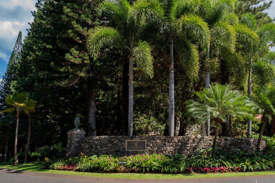 A sign for The Ritz-Carlton, Kapalua, is viewed Tuesday, Oct. 3, 2023, in Lahaina, Hawaii. The resort will re-open Sunday, Oct. 8, 2023, as the first phase for tourism returning to West Maui. (AP Photo/Mengshin Lin)