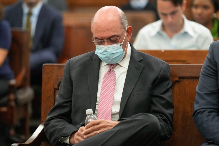 CORRECTS SPELLING OF FIRST NAME TO ALLEN INSTEAD OF ALAN - Allen Weisselberg, Donald Trump's longtime finance chief, sits inside New York Supreme Court, Tuesday, Oct. 10, 2023, in New York. Weisselberg is expected to testify Tuesday about his role in preparing Trump's annual financial statements, including conversations they had while finalizing the documents used to make deals and secure loans. (AP Photo/Seth Wenig)