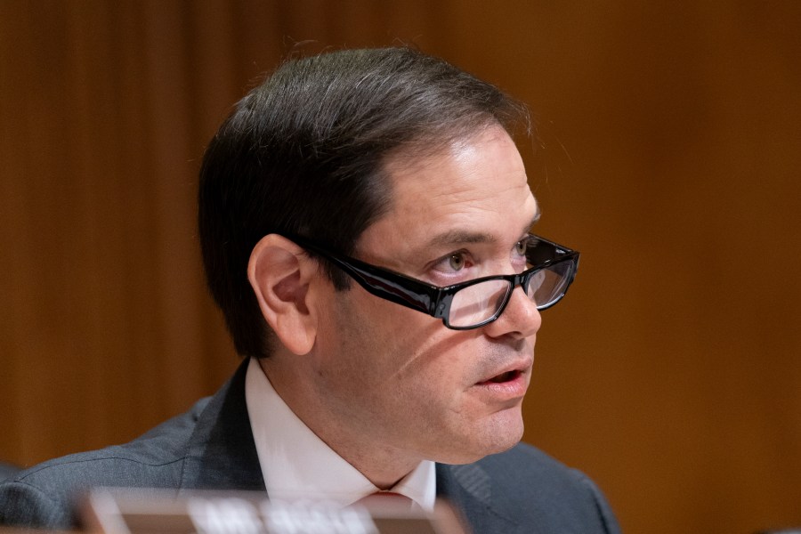 Sen. Marco Rubio, R-Fla. speaks during a Senate Foreign Relations Committee hearing to examine the nomination of Jacob Lew, former treasury secretary under President Barack Obama, as Ambassador to the State of Israel, Wednesday, Oct. 18, 2023, in Washington. (AP Photo/Stephanie Scarbrough)