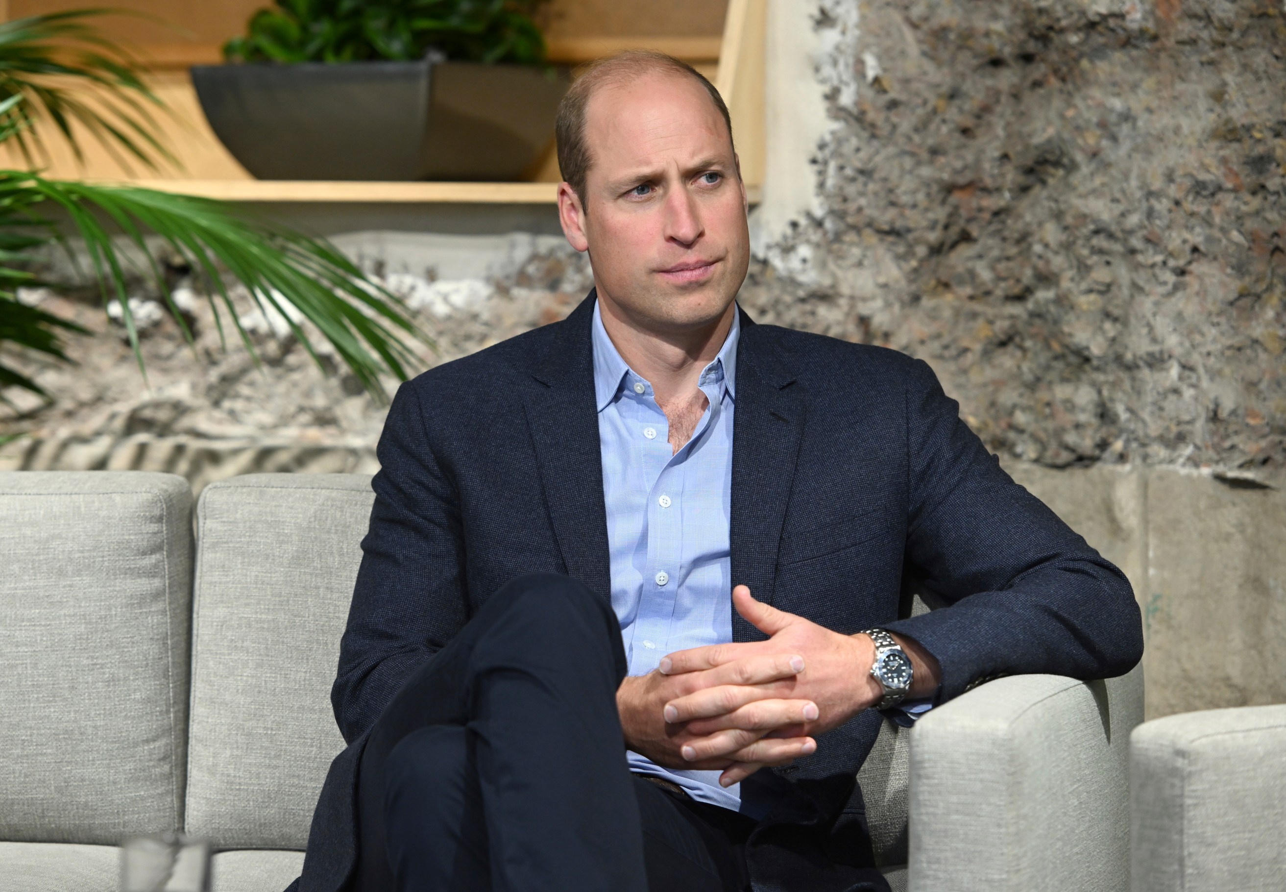 FILE - Britain's Prince William visits Sustainable Ventures, Europe's largest climate tech hub, in London, Oct. 5, 2023. Prince William will travel to Singapore next month to name the winners of his Earthshot prize, a global competition to find solutions to the challenges of climate change. (Kate Green/Pool via AP, File)