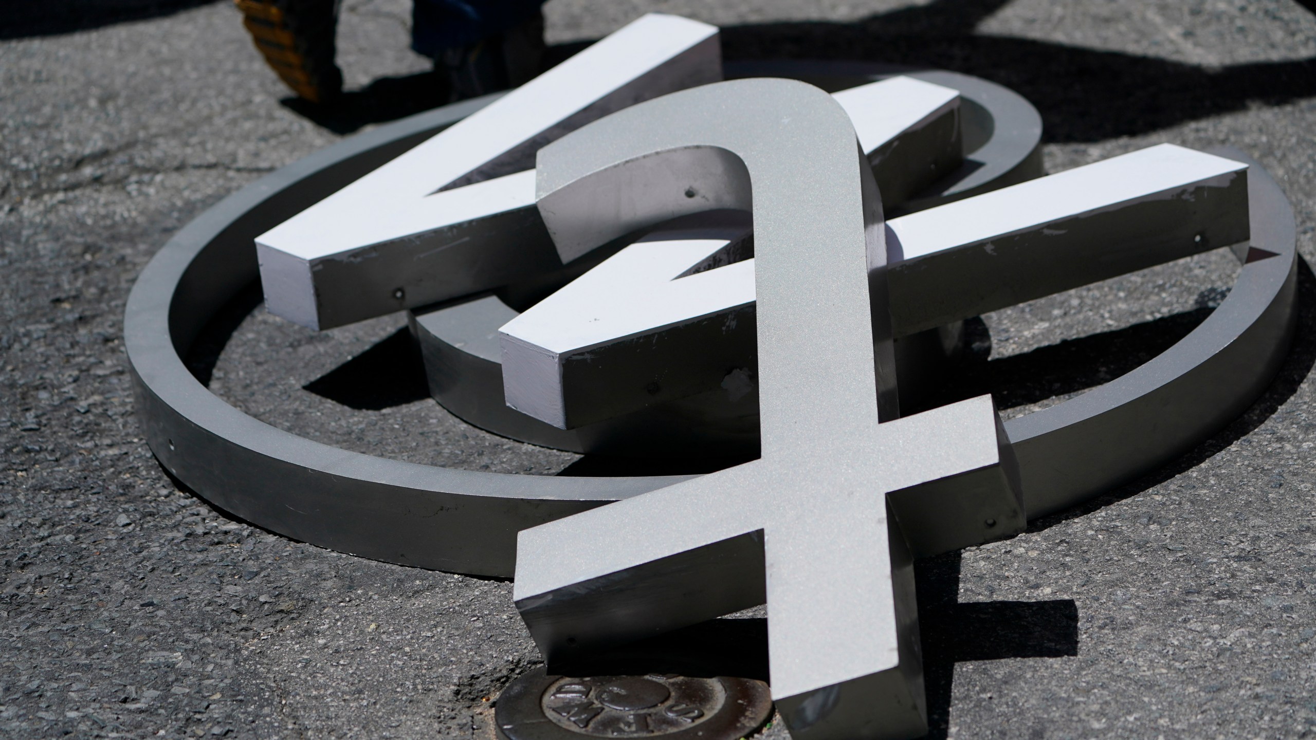 File - A pile of characters removed from a sign on the Twitter headquarters building are seen in San Francisco, Monday, July 24, 2023. One year ago, Elon Musk began transforming the social media platform into what is now known as X. (AP Photo/Godofredo A.Vásquez, File)