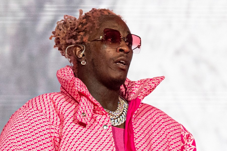 FILE - Young Thug performs at the Lollapalooza Music Festival in Chicago on Aug. 1, 2021. Opening statements are expected next week in Atlanta in the trial of rapper Young Thug, who’s accused of co-founding a violent criminal street gang and using his music to promote it. (Photo by Amy Harris/Invision/AP, File)