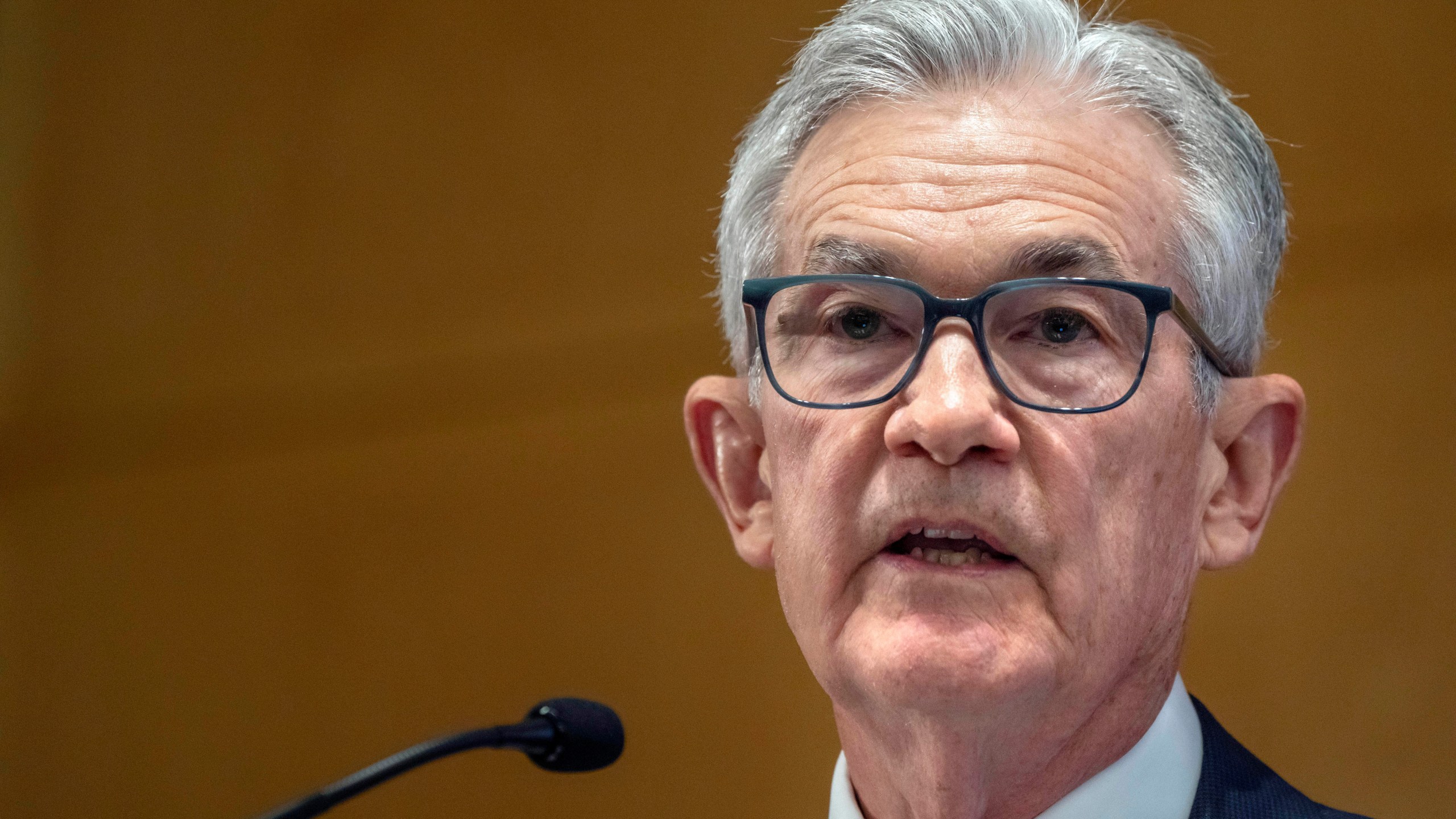 File - Federal Reserve Chairman Jerome Powell speaks at the International Monetary Fund on Nov. 9, 2023 in Washington. Powell will appear at events at Spelman College in Atlanta today. (AP Photo/Mark Schiefelbein, File)