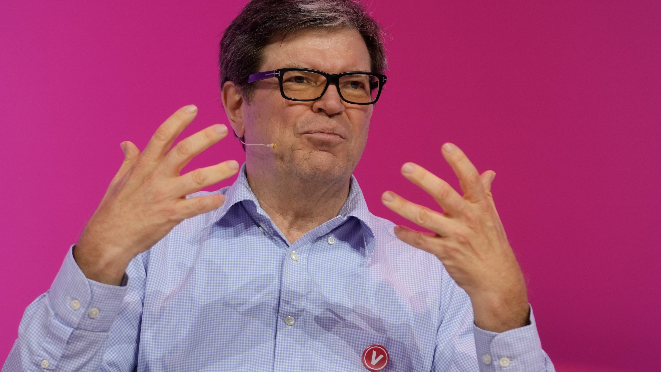 File - Vice President and Chief AI Scientist at Meta, Yann LeCun, speaks at the Vivatech show in Paris, France on June 14, 2023. IBM and Facebook parent Meta are launching a new group called the AI Alliance that's advocating an "open science" approach to AI development that puts them at odds with rivals like Google, Microsoft and ChatGPT-maker OpenAI.(AP Photo/Thibault Camus, File)