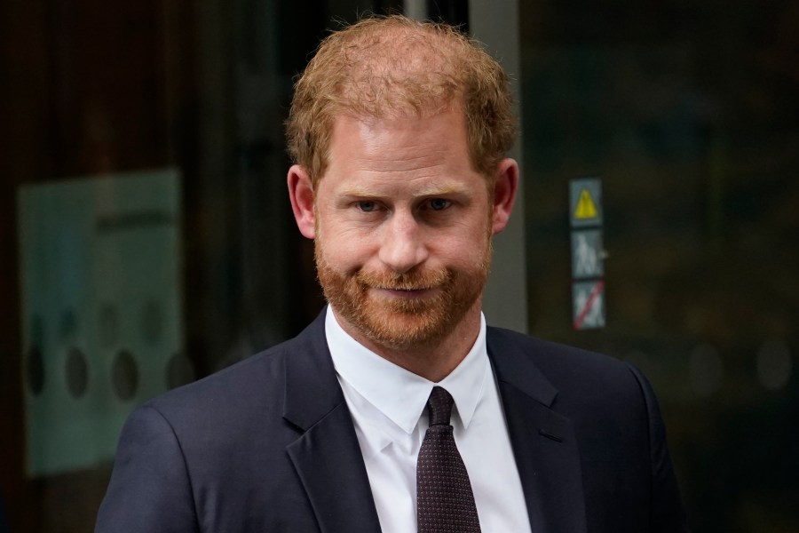 FILE - Prince Harry leaves the High Court after giving evidence in London, Tuesday, June 6, 2023. A judge ordered Prince Harry on Monday, Dec. 11, 2023, to pay nearly 50,000 pounds (over $60,000) in legal fees to the publisher of the Daily Mail tabloid for failing to knock out its defense in a libel lawsuit. (AP Photo/Alberto Pezzali, File)