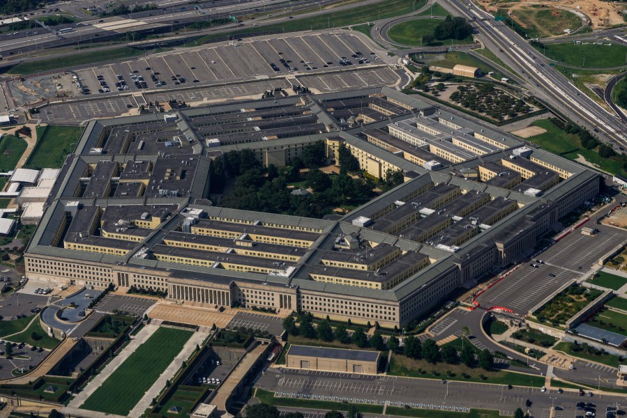 FILE - The Pentagon is seen on Sunday, Aug. 27, 2023, in Washington. The U.S. military on Thursday. Dec. 28, opened a new chapter in how it investigates and prosecutes cases of sexual assault and other major crimes, putting independent lawyers in charge of those decisions and sidelining commanders after years of pressure from Congress. (AP Photo/Carolyn Kaster, File)