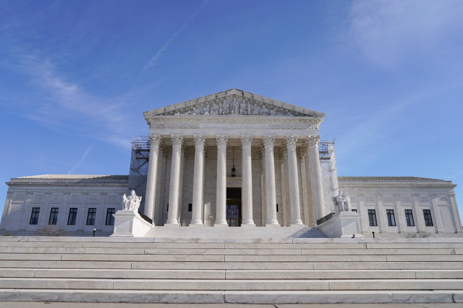 The U.S Supreme Court is seen on Wednesday, Jan. 3, 2024, in Washington. (AP Photo/Mariam Zuhaib)