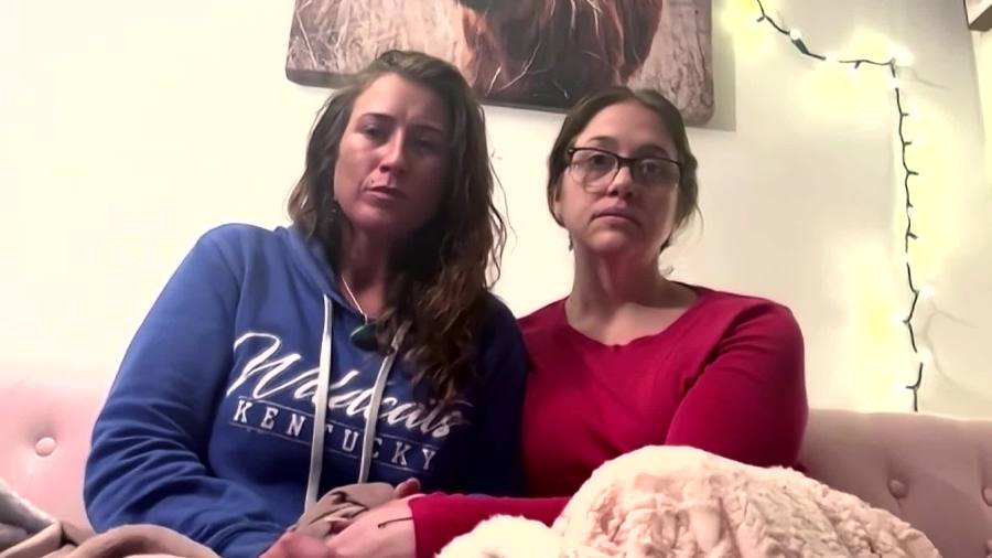 Amber Shearer, left, and Dongayla Dobson recount being sexually assaulted on a beach in the Bahamas during a cruise ship vacation. (NewsNation)