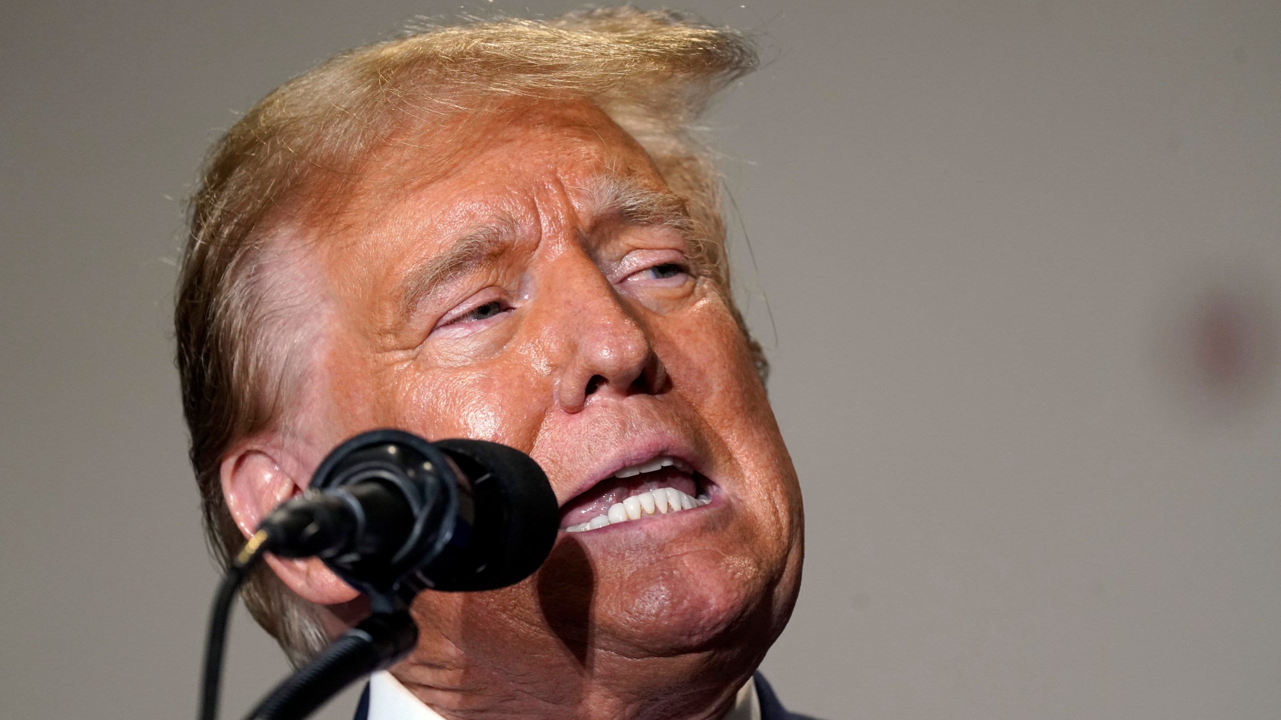 Republican presidential candidate former President Donald Trump speaks at a campaign rally Saturday, March 2, 2024, in Richmond, Va. (AP Photo/Steve Helber)