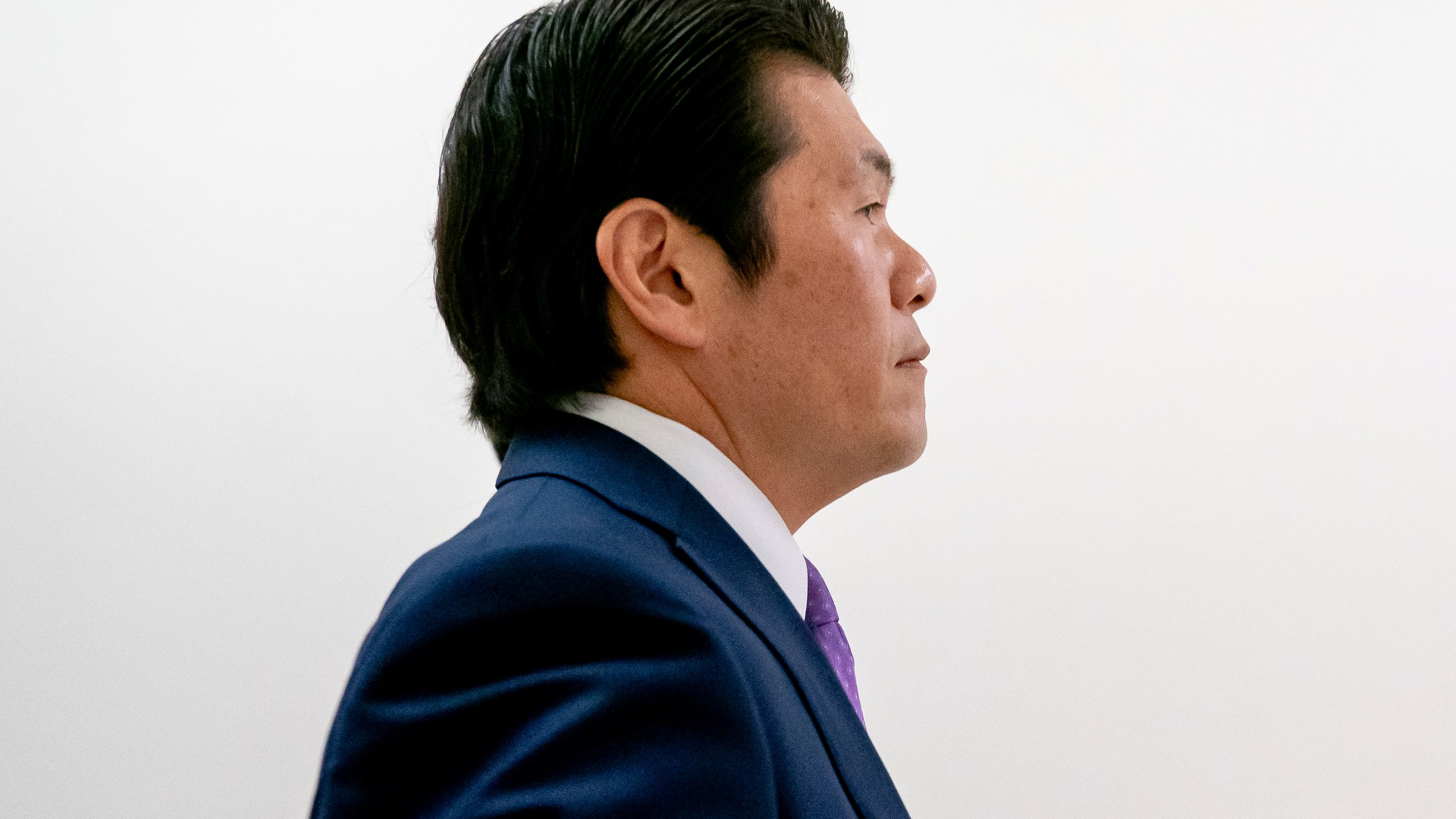 Special Counsel Robert Hur arrives ahead of a hearing of the House Judiciary Committee in the Rayburn House Office Building on Capitol Hill in Washington, Tuesday, March 12, 2024. (AP Photo/Nathan Howard)