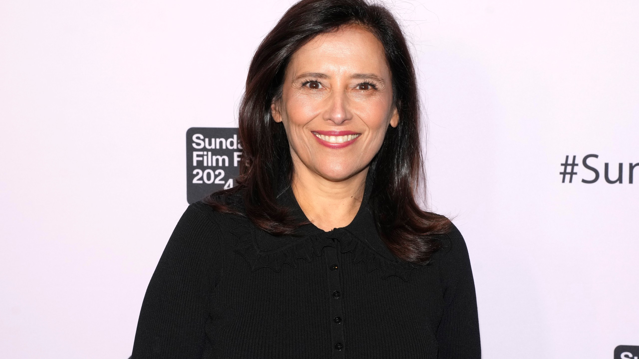 FILE - Joana Vicente attends the 2024 Sundance Film Festival's Opening Night Gala on Jan. 18, 2024, in Kamas, Utah. Vicente is stepping down as the CEO of the Sundance Institute, the nonprofit behind the annual Sundance Film Festival, after two and a half years. (Photo by Charles Sykes/Invision/AP, File)