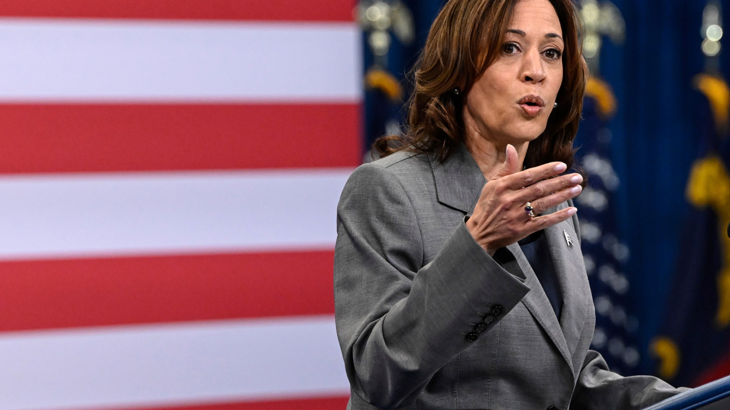 FILE - Vice President Kamala Harris delivers a speech on healthcare at an event in Raleigh, N.C., March 26, 2024. U.S. federal agencies must show their artificial intelligence tools aren’t harming the public, or stop using them, under new rules unveiled by the White House on Thursday. Vice President Kamala Harris said government agencies that use AI tools will be required to verify that those tools do not endanger the rights and safety of the American people. (AP Photo/Matt Kelley, File)