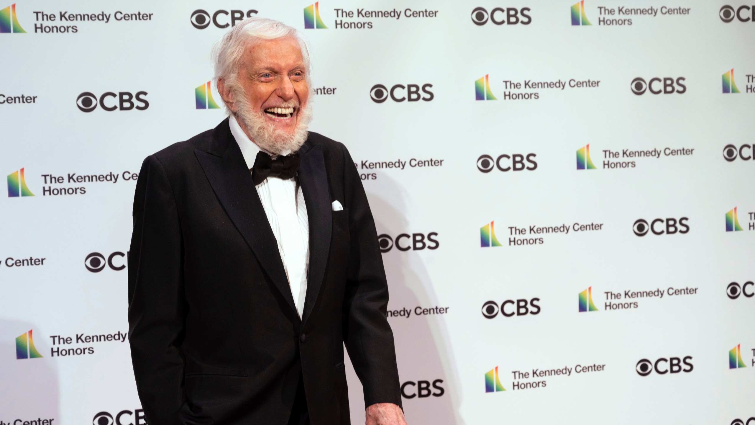 FILE - 2020 Kennedy Center honoree, actor Dick Van Dyke attends the 43nd Annual Kennedy Center Honors at The Kennedy Center on Friday, May 21, 2021, in Washington. Van Dyke was nominated Friday, April 19, 2024, as guest performer in a daytime drama series for his part as amnesiac Timothy Robicheaux on Peacock's “Days of Our Lives.” (AP Photo/Kevin Wolf, File)