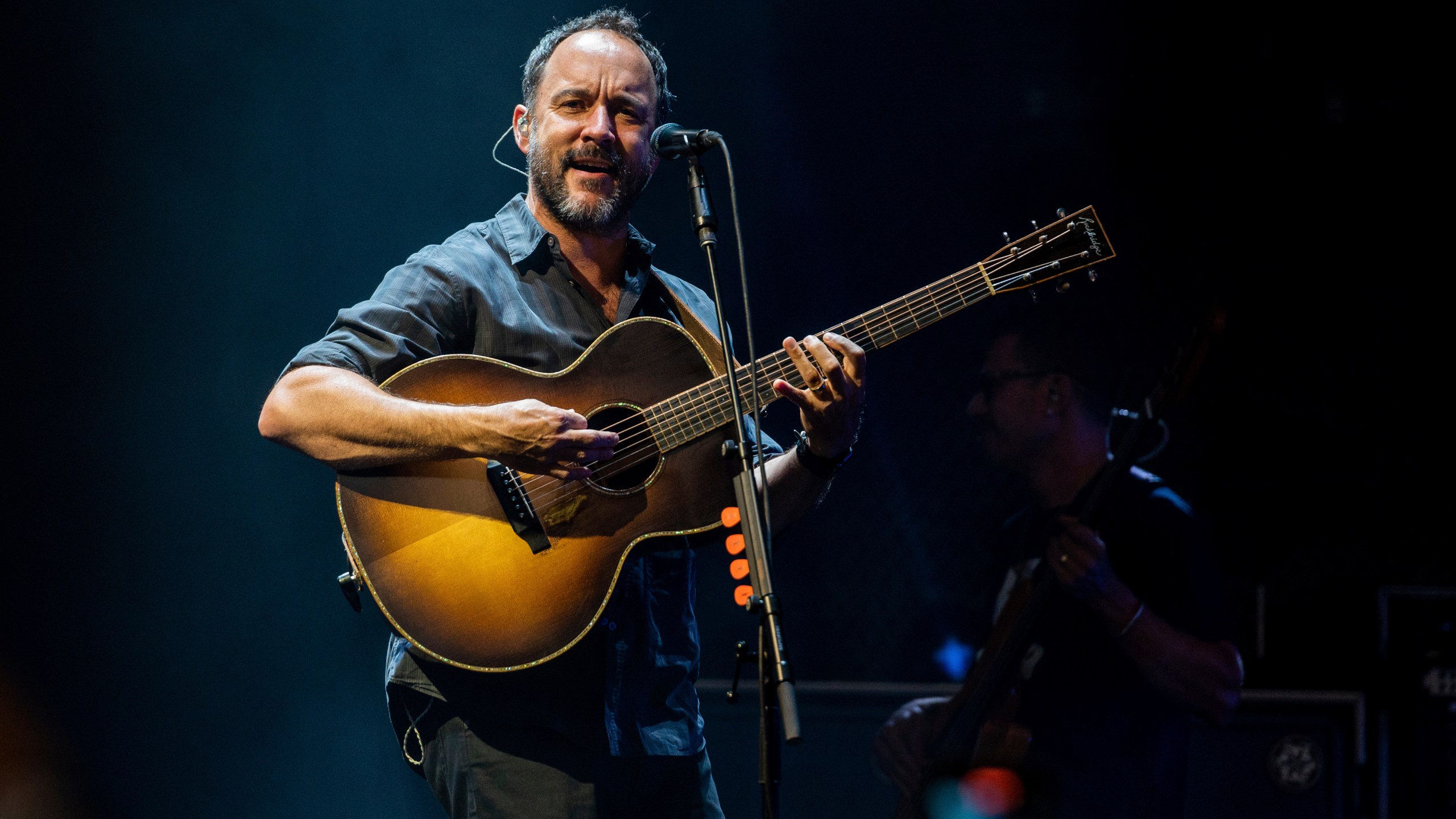 Dave Matthews, of Dave Matthews Band, performs on Tuesday, July 27, 2021, at Ameris Bank Amphitheatre in Alpharetta, Ga. Mary J. Blige, Cher, Foreigner, A Tribe Called Quest, Kool & The Gang and Ozzy Osbourne have been inducted into the Rock & Roll Hall of Fame. The class of 2024 also will include folk-rockers Dave Matthews Band and singer-guitarist Peter Frampton. The induction ceremony will be Oct. 19, 2024. (Photo by Paul R. Giunta/Invision/AP)