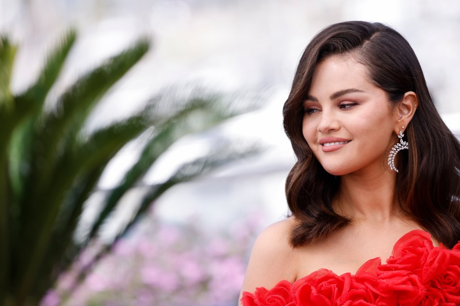 Selena Gomez poses for photographers at the photo call for the film 'Emilia Perez' at the 77th international film festival, Cannes, southern France, Sunday, May 19, 2024. (Photo by Vianney Le Caer/Invision/AP)