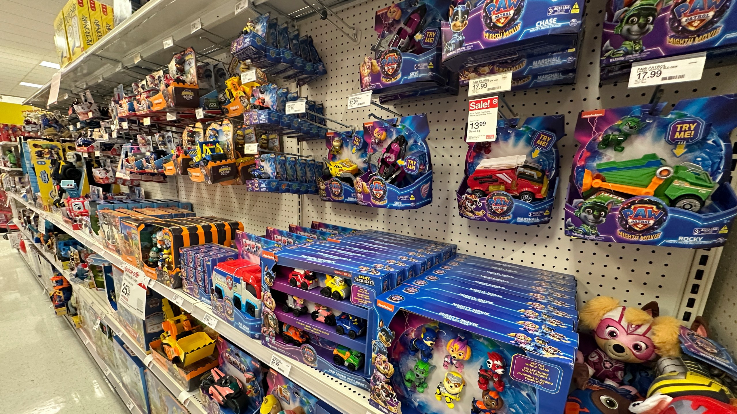 FILE - Merchandise is displayed at a Target store Nov. 15, 2023, in Orlando, Fla. Target reports earnings on Wednesday, May 22, 2024. (AP Photo/John Raoux, File)