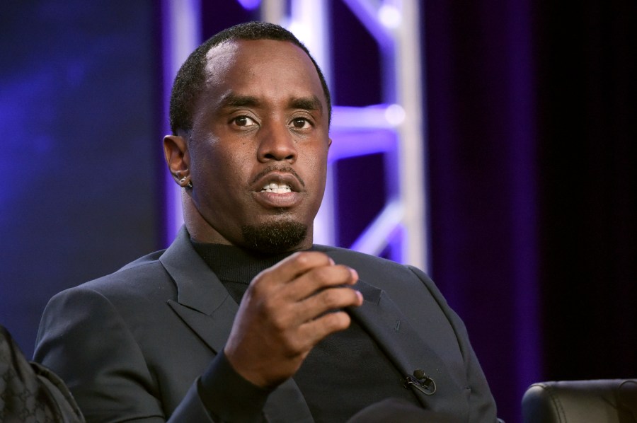 FILE -Sean 'Diddy' Combs participates in "The Four" panel during the FOX Television Critics Association Winter Press Tour in Pasadena, Calif., Jan. 4, 2018. A former model accused Combs of sexually assaulting her at his New York City recording studio in 2003 in a lawsuit filed Tuesday, May 21, 2024, the latest in a series of allegations against the embattled hip-hop mogul. (Photo by Richard Shotwell/Invision/AP, File)