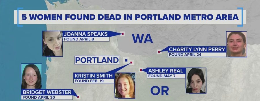 The victims included Kristin Smith, found in a field Feb. 19, 2023; Charity Perry, discovered near a state park April 24; Bridget Webster, found April 30; and Ashley Real, located in a rural area May 7. The medical examiner determined blunt force trauma as the cause of death for 32-year-old Joanna Speaks, whose body was discovered in a rural area. Police have not tied Speaks' death to the other four women.