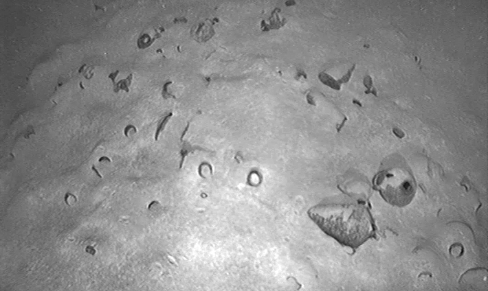 Photo of a shipwreck on the ocean floor